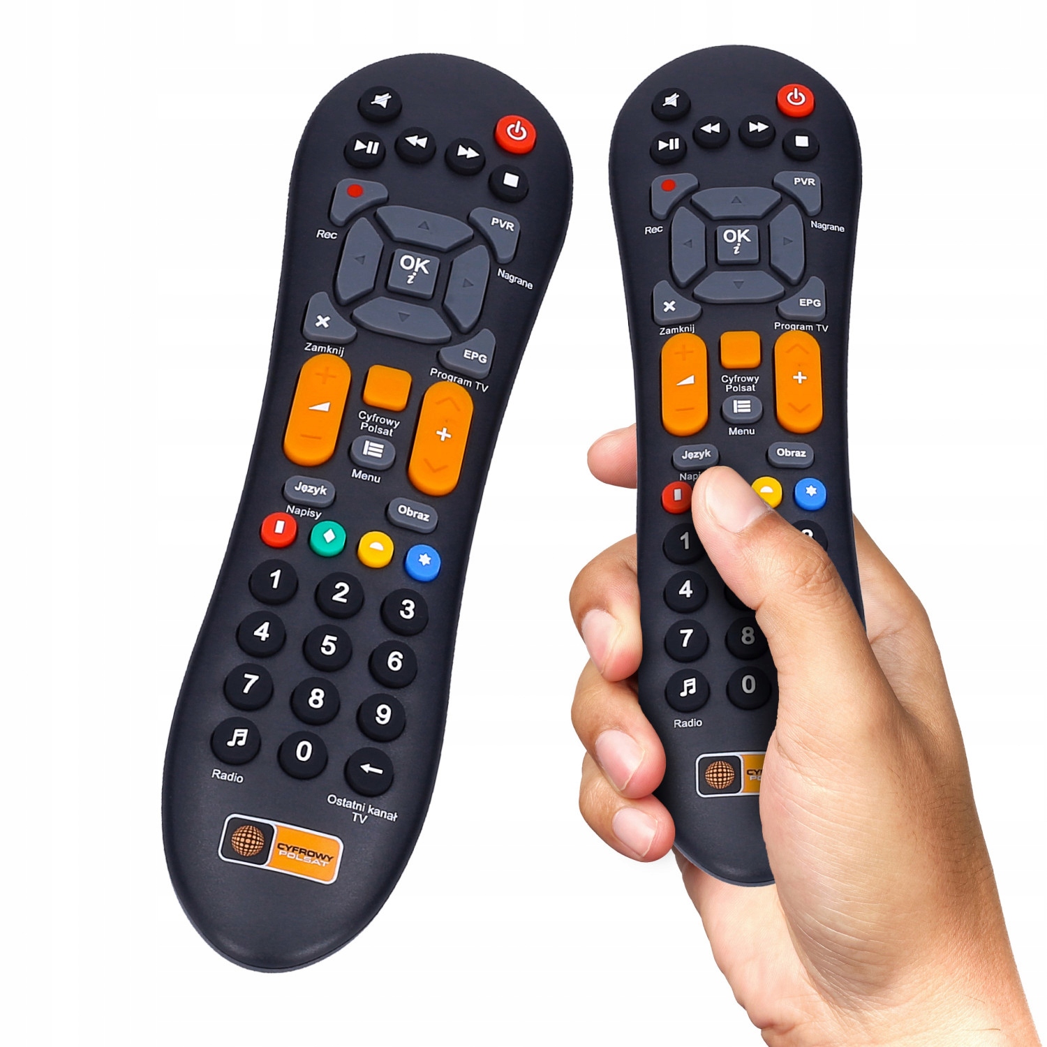 Oryginalny pilot dekodera HD-5500S Cyfrowy Polsat HD5000 HD5500