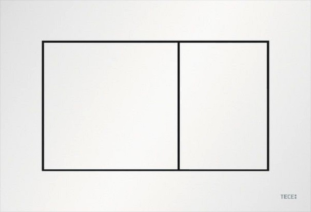 TECE NOW PRZYCISK PŁYTKA spłukująca WC BIAŁY MAT STELAŻA TECENOW 9.240.417