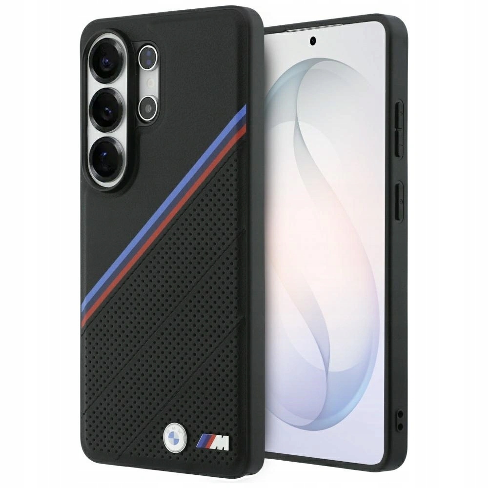 Pouzdro Bmw Tricolor Metal Logo MagSafe na Samsung Galaxy S26 Ultra černé