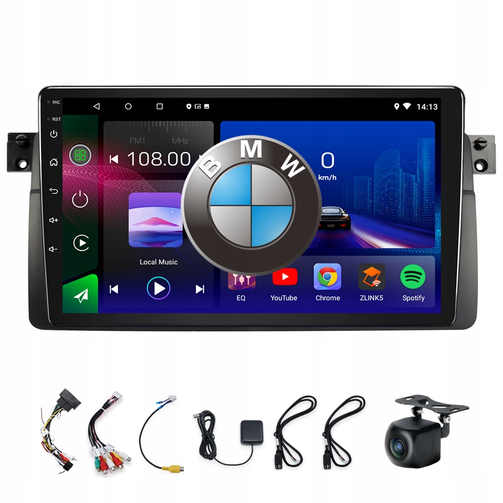 RADIO 2DIN ANDROID BMW 3 E46 2GB+32GB CARPLAY DSP Sklep, Opinie, Cena