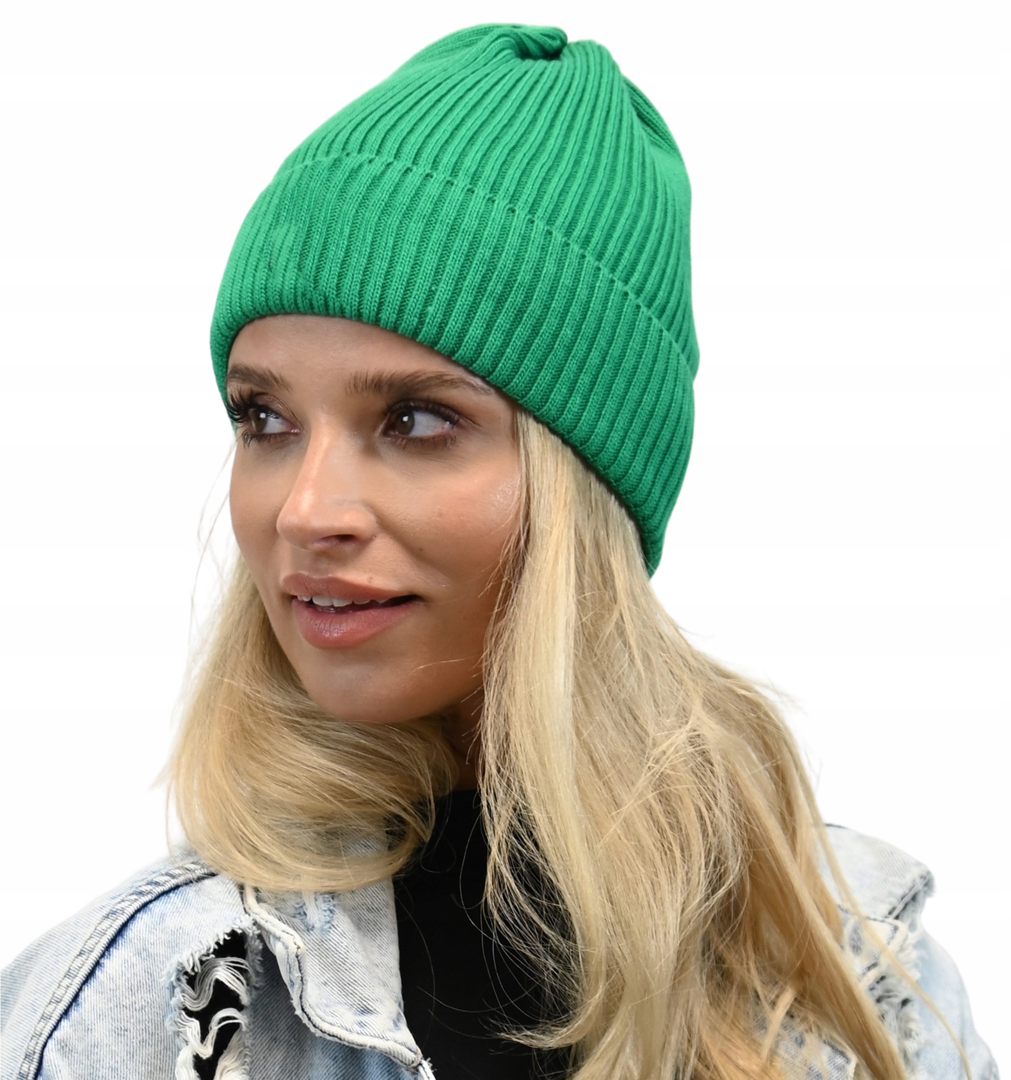 

Lekka Damska Czapka Beanie Polska Zielona N1