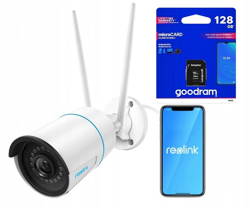 Kamera Reolink W320 WiFi 5MP P2P Smart Detekcia 128GB Karta