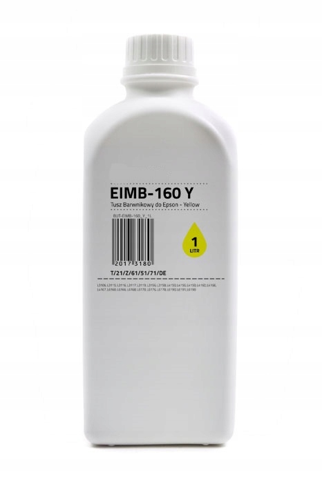 Tusz Barwnikowy do Epson 1L Butelka Dye Yellow