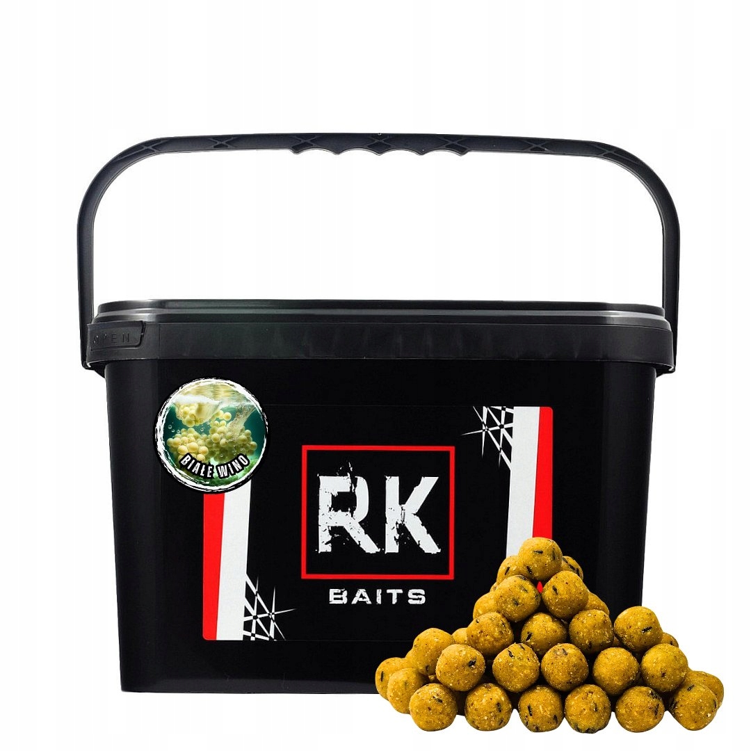Kulki proteinowe Rk Baits Białe Wino Se 20mm 3kg wiaderko
