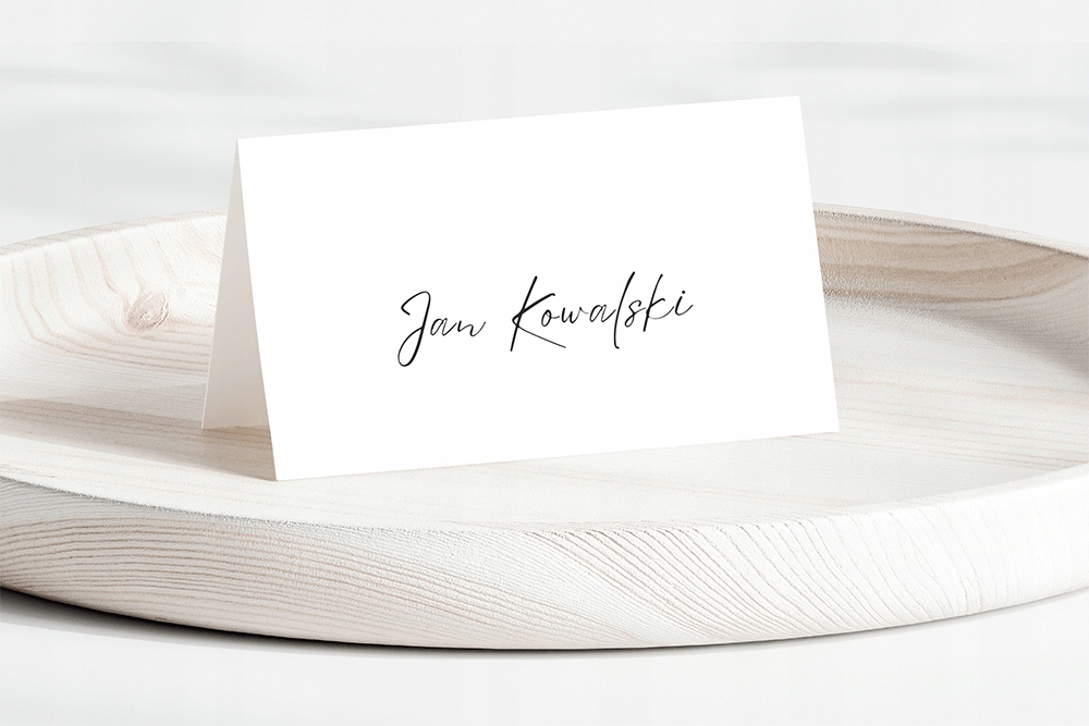 Winietki ślubne minimalistyczne kwiaty eleganckie 10 szt. Marka inny