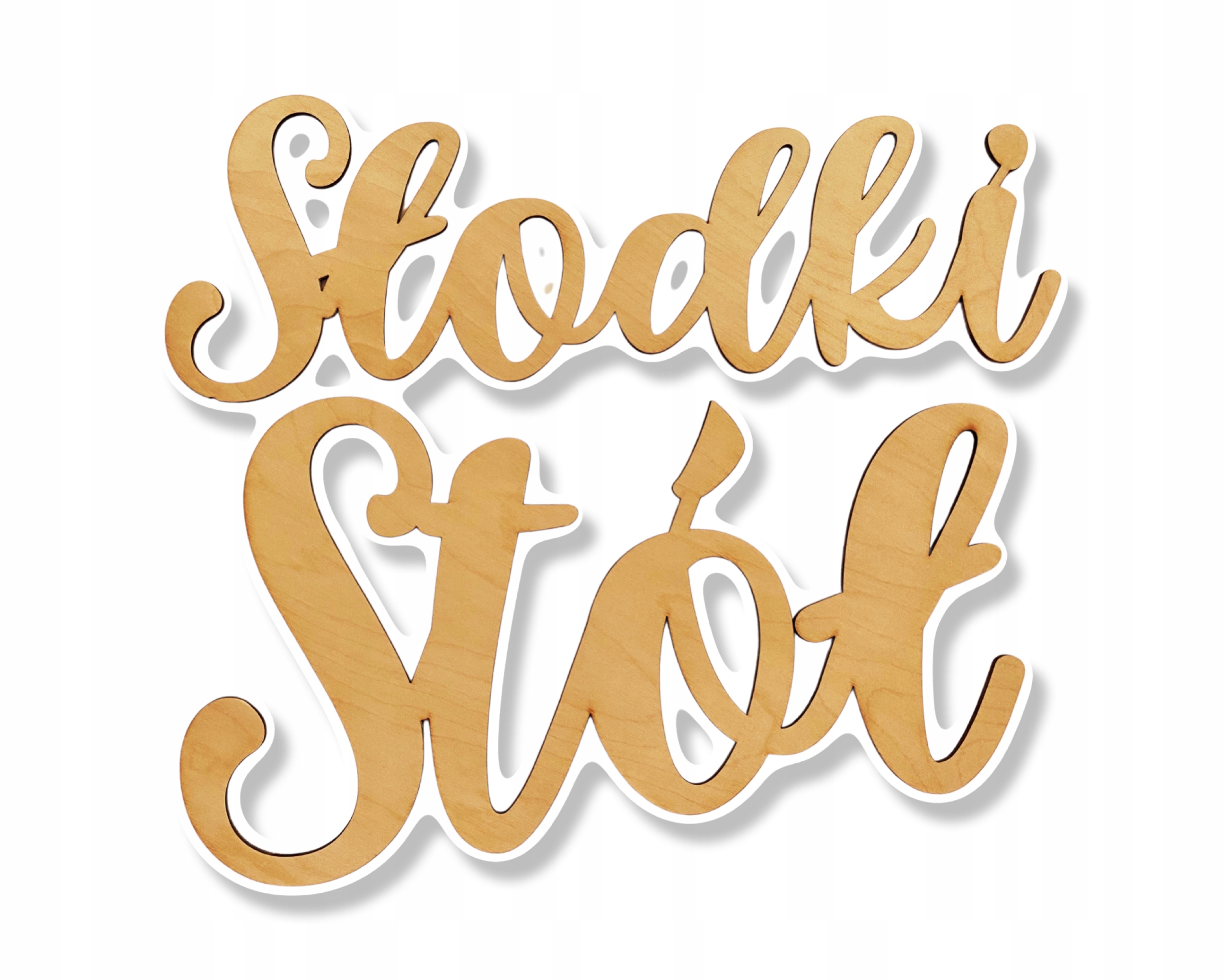 Słodki Stół Duży Napis Wesele Ślub Dekoracja