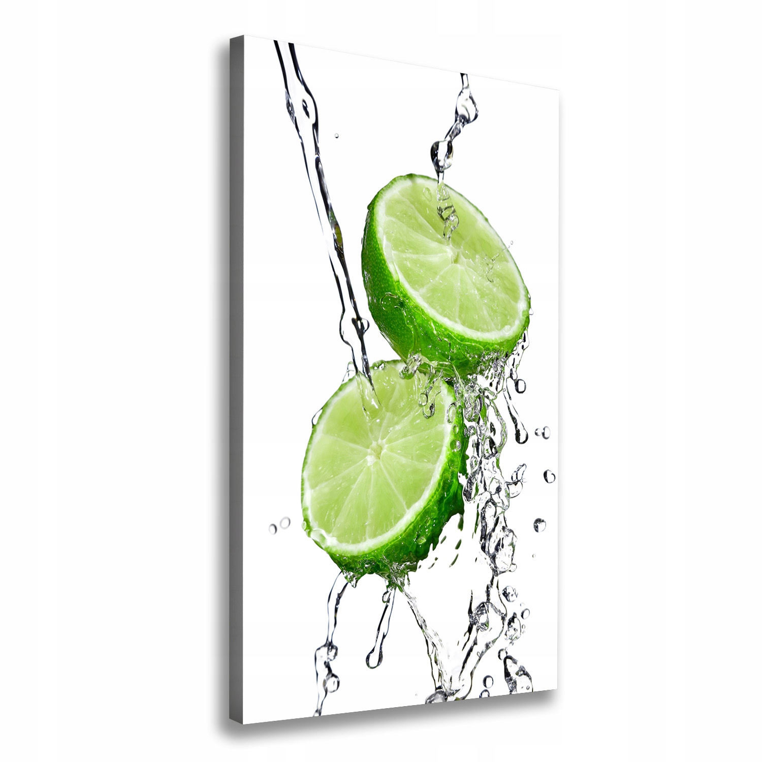 

Nowoczesny obraz canvas na ramie Limonka 60x120 cm
