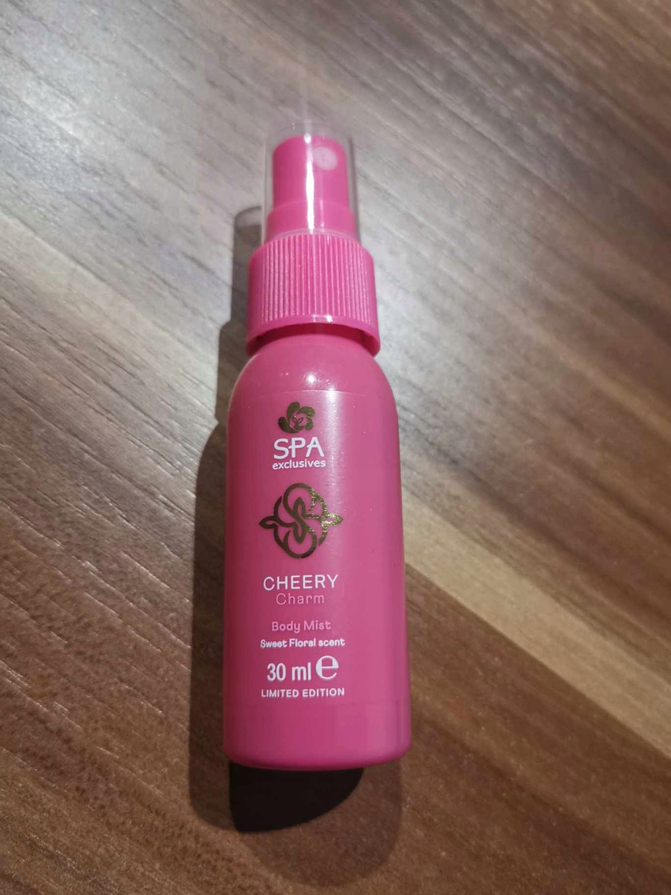 Mgiełka do ciała Spa Exclusives Cheery Charm VEGAN 30 ml do podróży