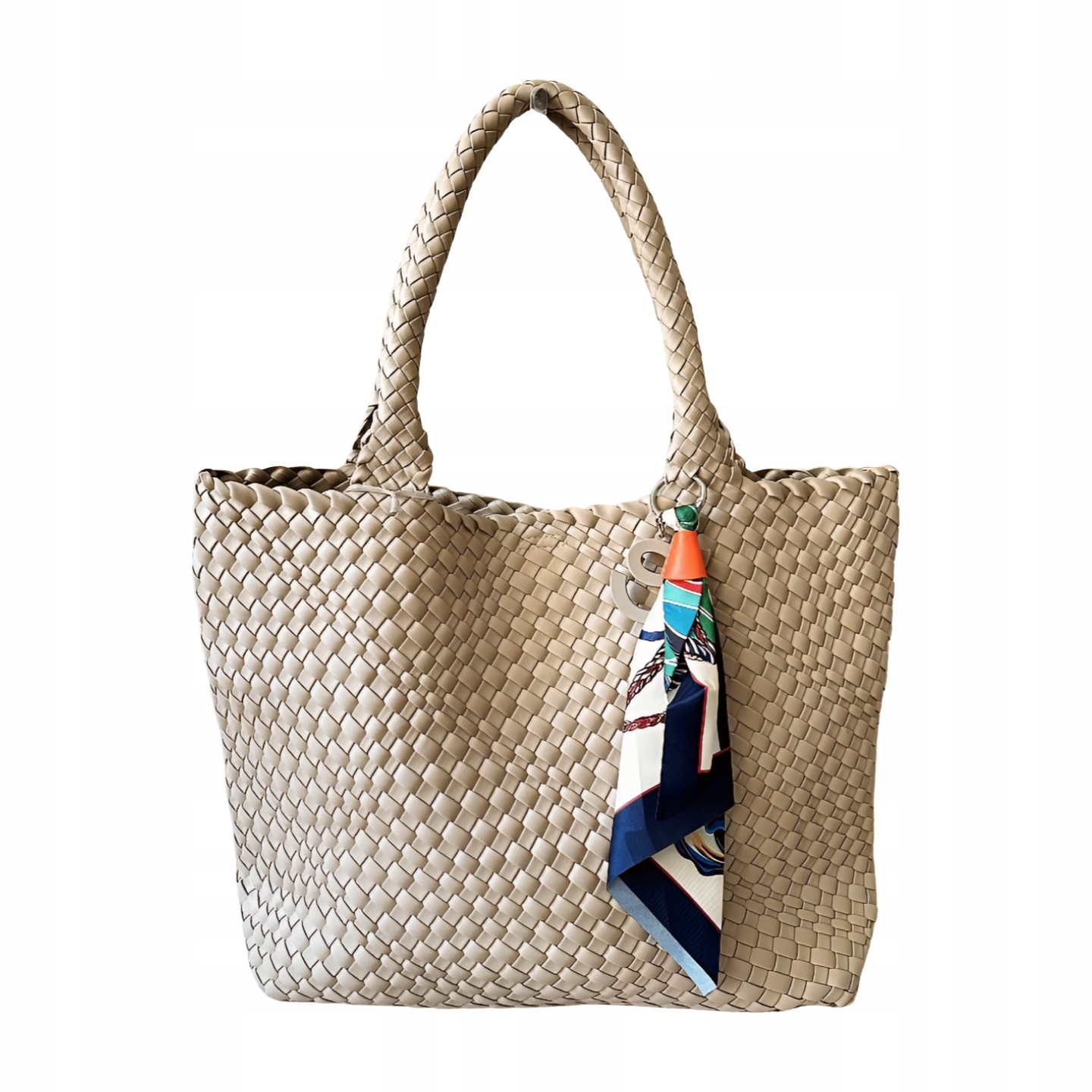 David Jones shopper taška taupe pletená