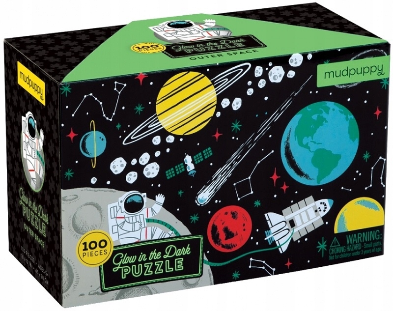 

Kosmos puzzle świecące w ciemności 100el. Mudpuppy