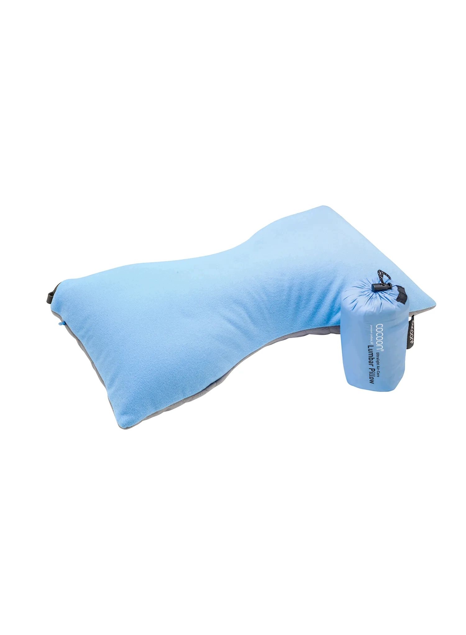 Polštář poduška Cocoon Lumbar Support Pillow světle modrá/šedá