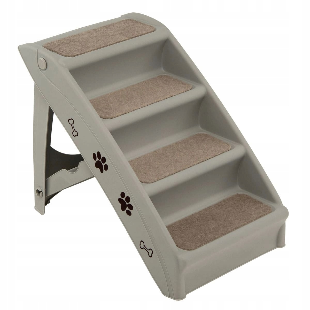 Levně Skládací schody pro zvířata 60 x 39 x 49,5 cm