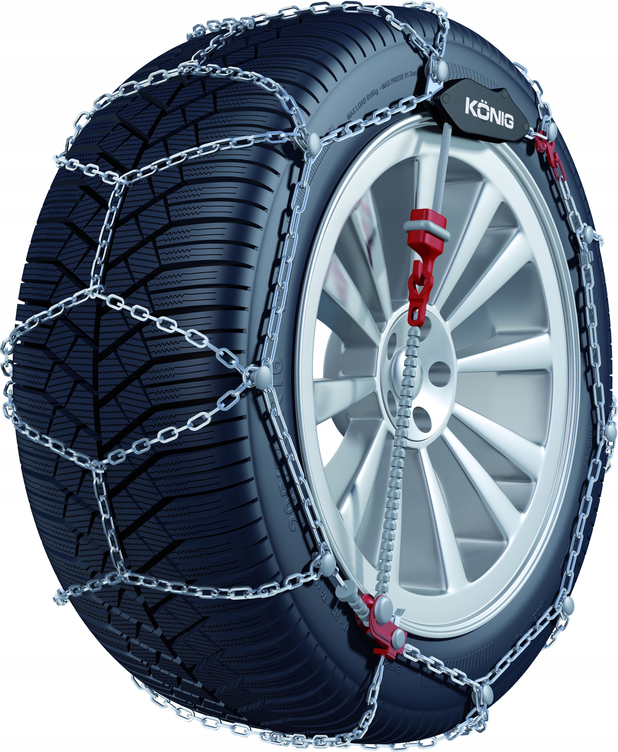 Łańcuchy THULE KONIG CG-9 117 275/35 R20 NAPINACZ Grupa rozmiarowa KN 117