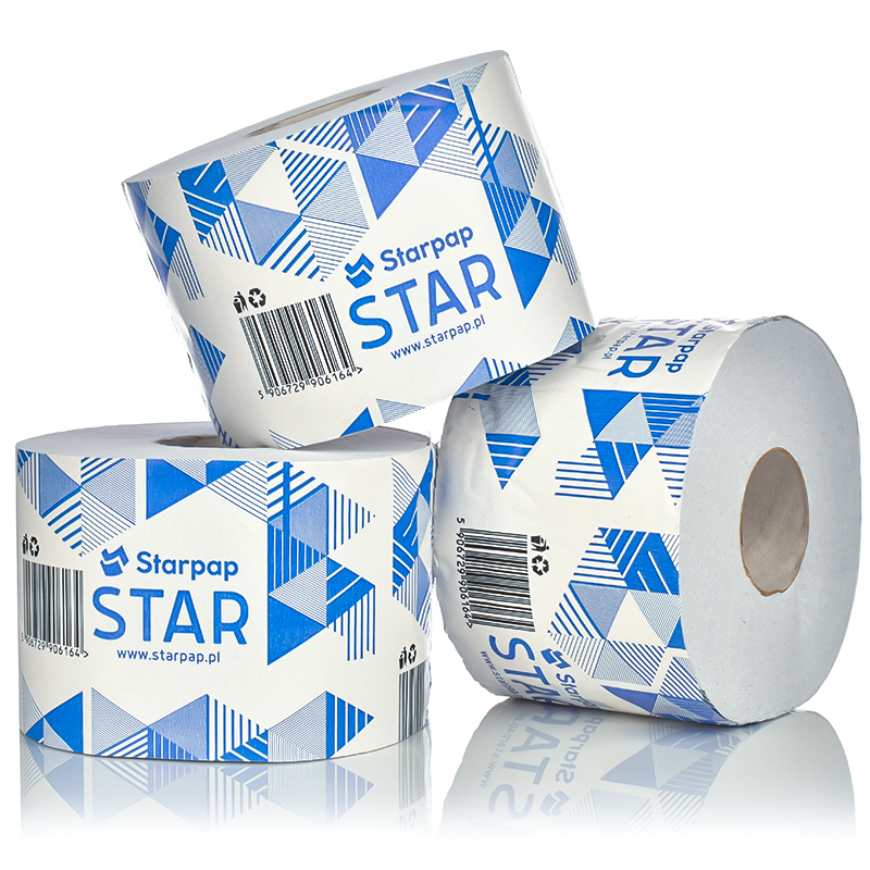 

Papier toaletowy Star makulatura bielony 18 rolek