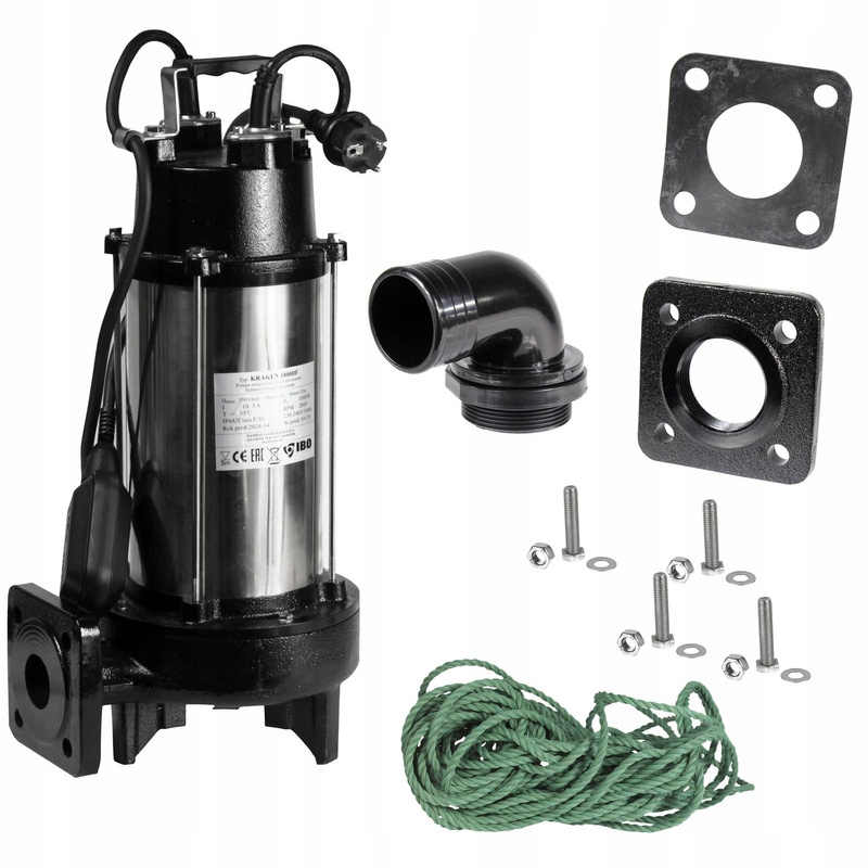Pompa zatapialna Kraken 1800DF(230V) z rozdrabniaczem Ibo