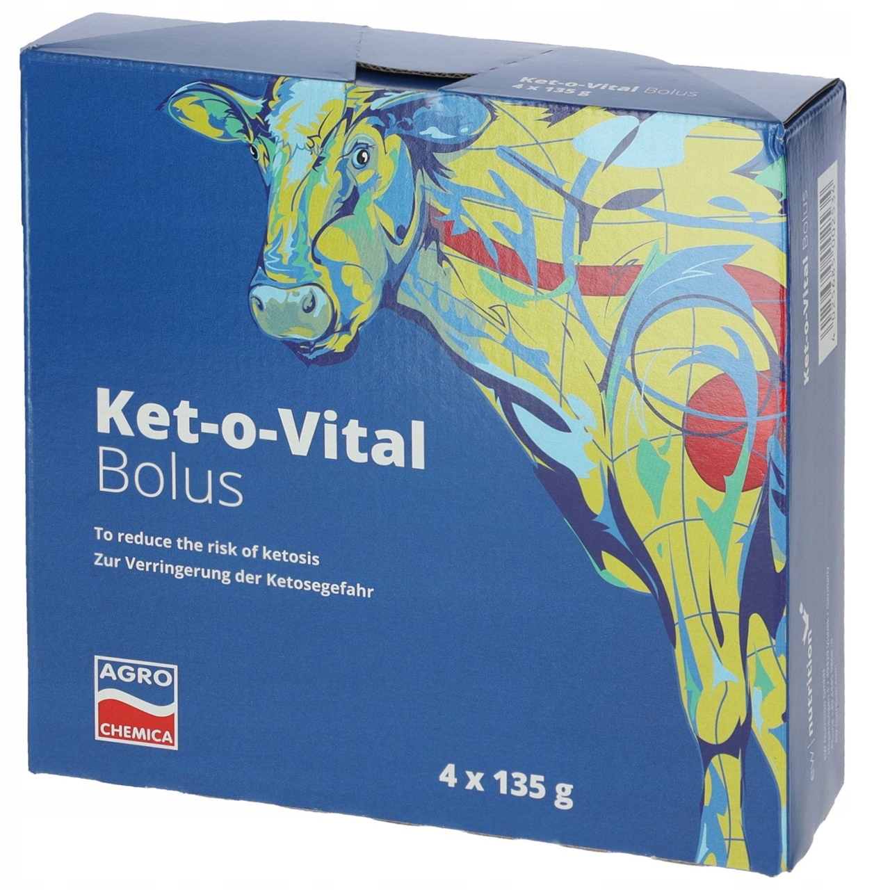 Bolus Pro Krávy Ohrožené Ketózou Ket-o-vital Bolus 4 x 135 g Agrochemica