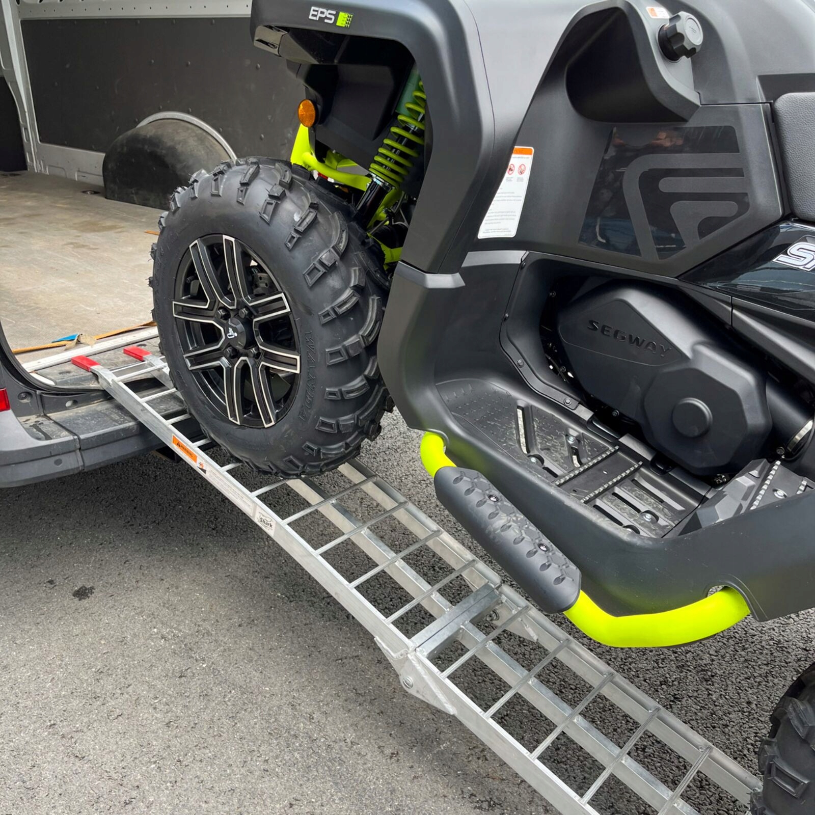 Shark Atv, Moto hliníkový nájazd (1 kus), nosnosť max. 340 kg 01CZ2010-1