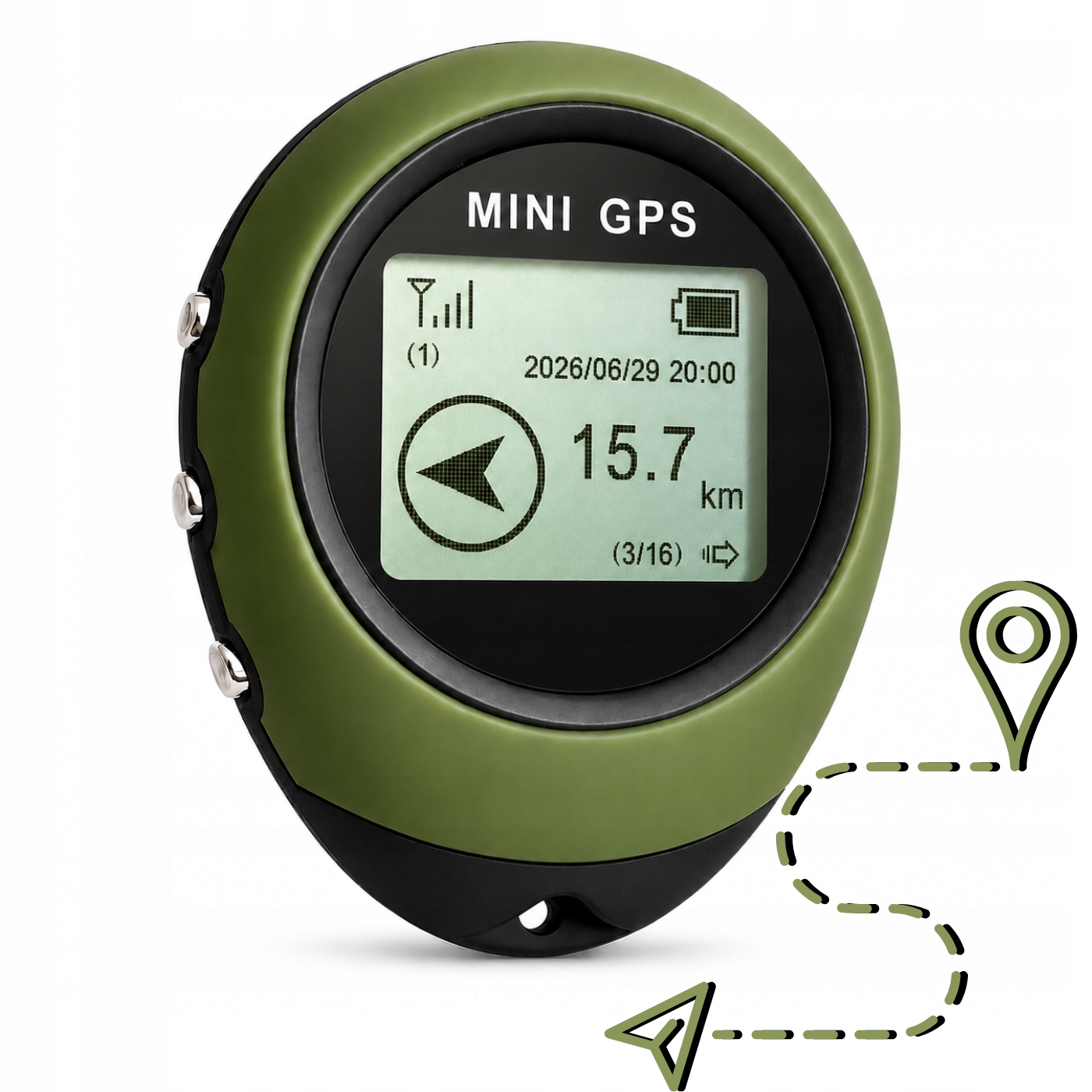 Mini Lokalizator Gps Do Lasu Wędrówek Grzyby Turystyczny Nawigacja Tracker