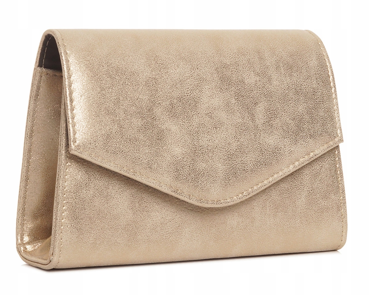 ZŁOTA KOPERTÓWKA TOREBKA WIZYTOWA S4 SOLOME DUBAJ