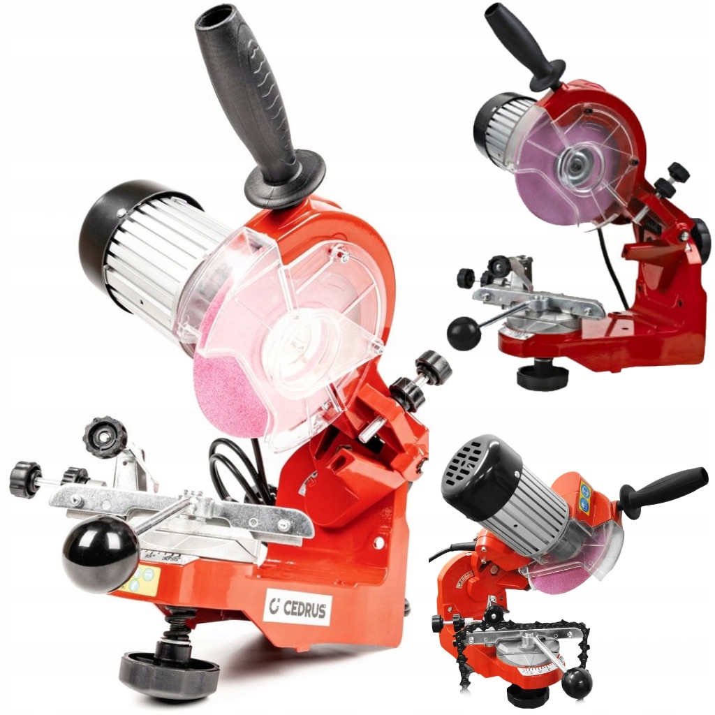 Profesjonalna ostrzałka elektryczna do łańcucha Cedrus OS01- 230W, 3000 obr