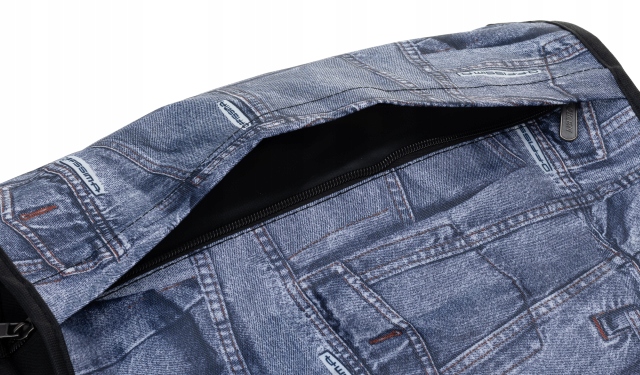 Torba listonoszka młodzieżowa na ramię pojemna Płeć uniseks