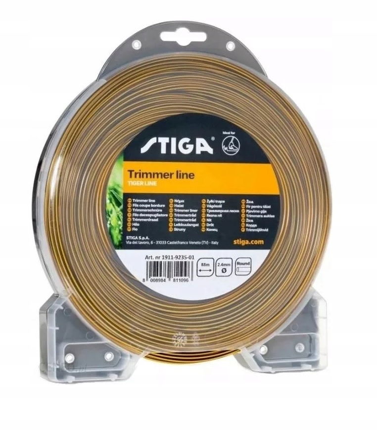 

Żyłka tnąca Stiga Tiger okrągła 2,4 mm x 88 m