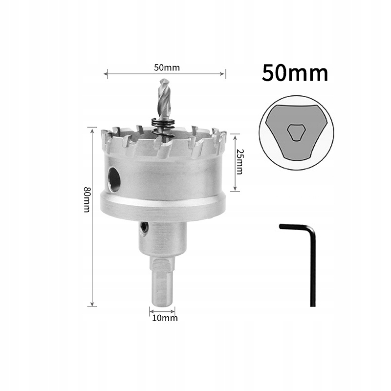 OTWORNICA WIDIOWA WIERTŁO DO METALU DREWNA 19MM Liczba elementów 1