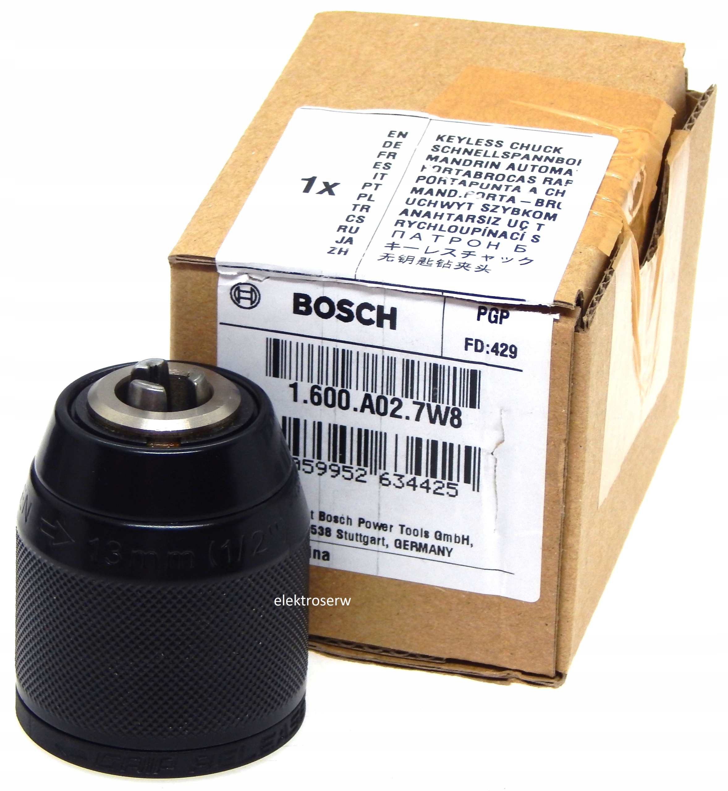 Bosch uchwyt wiertarski Gsb Gsr 18V-50 185-Li 183-LI szybkomocujący, Oryg.