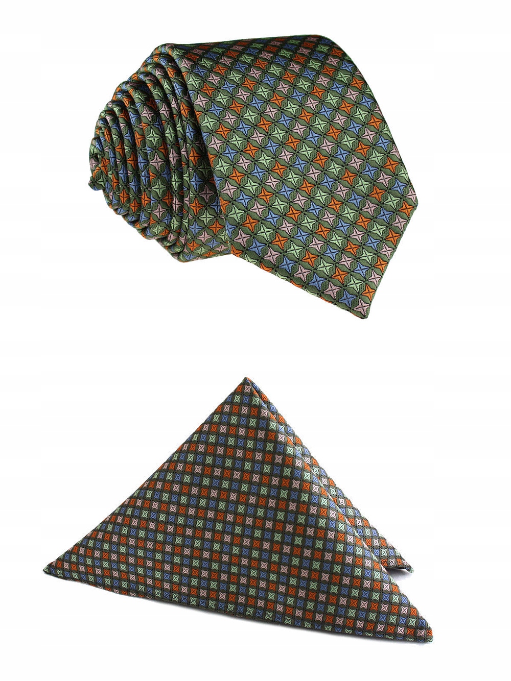 

Krawat Poszetka Zestaw Męski Komplet Do Garnituru