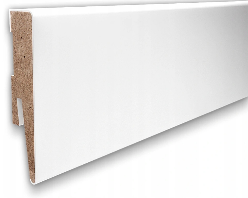 

Biała listwa przypodłogowa mdf LO1 8cm cokół