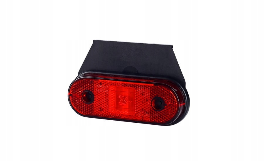 LAMPA OBRYSOWA LED Z ODBLASKIEM CZERWONA