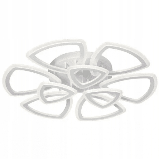 Okrúhla moderná lampa, tvar veľkého kvetu, do haly a jedálne