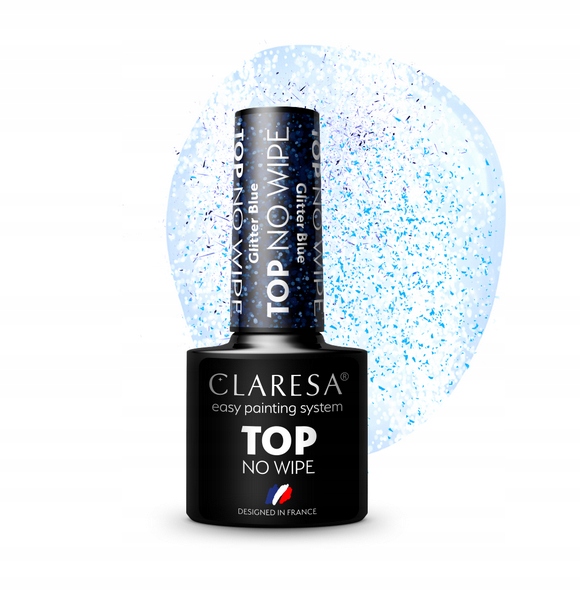 

Claresa Top No Wipe Glitter Blue Top Z Drobinkami