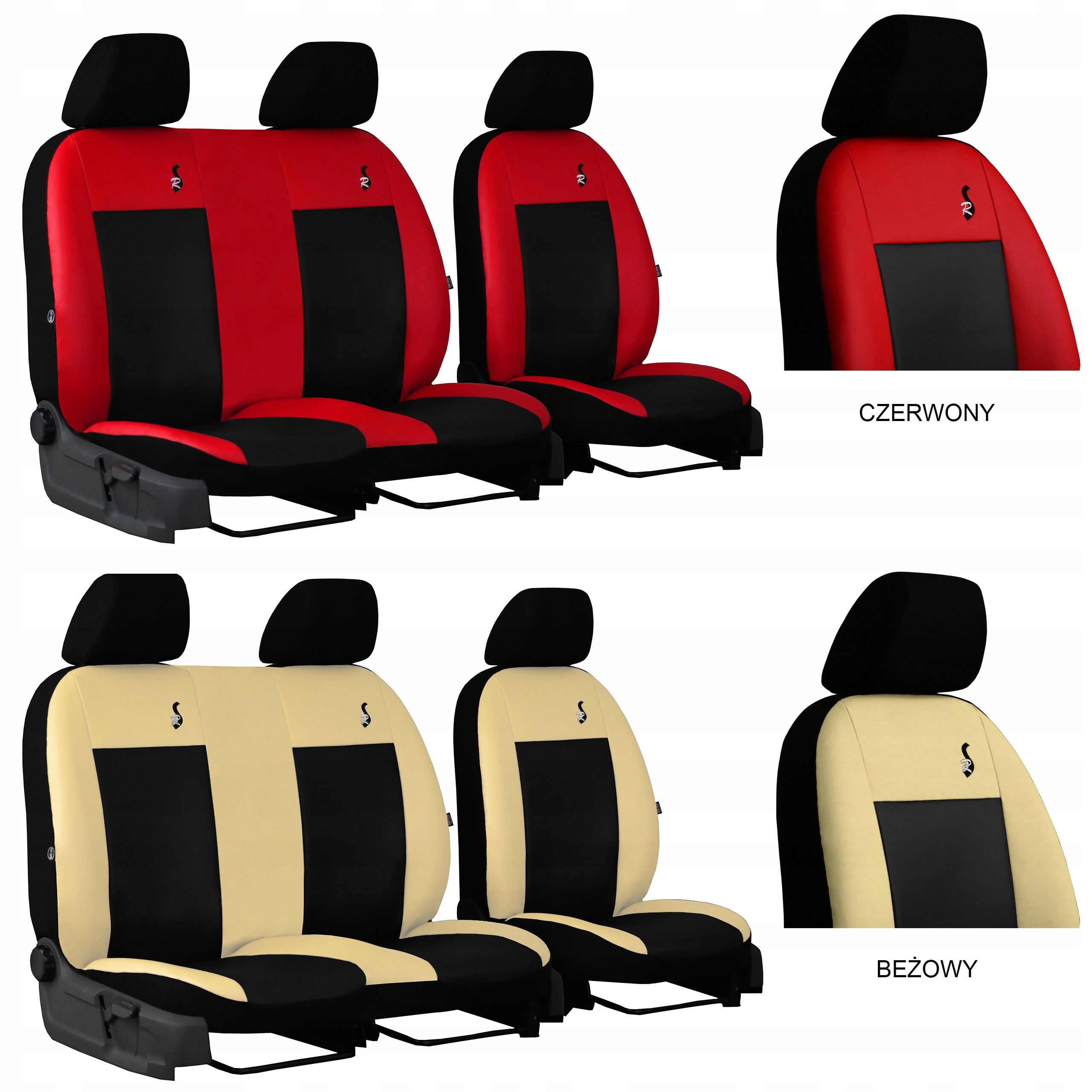 SKÓRZANE POKROWCE MIAROWE SAMOCHODOWE NA SIEDZENIA RENAULT KANGOO III 2+1 Rodzaj Dedykowane