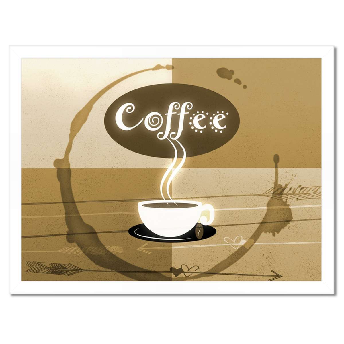 Plakáty v rámu 40x30 Kávová vize