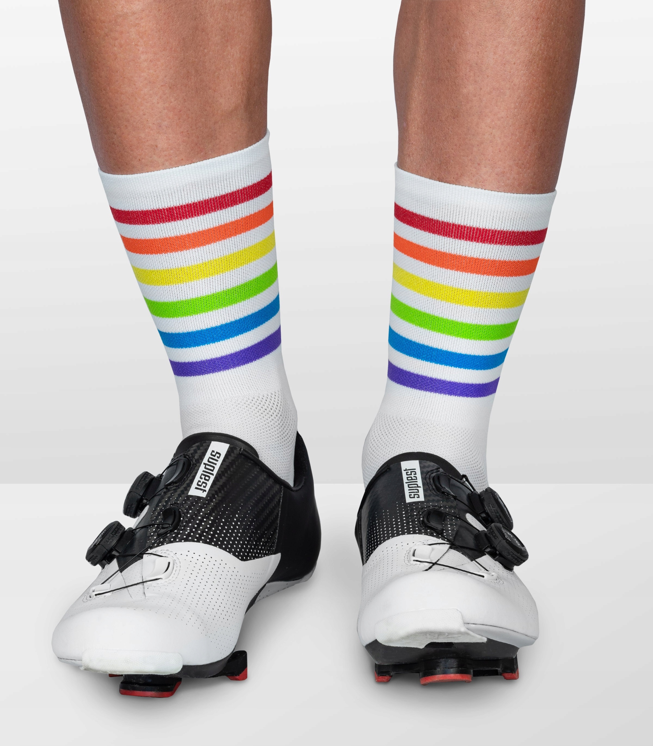 Skarpety Kolarskie LUXA Stripes Rainbow 36-41 Marka LUXA