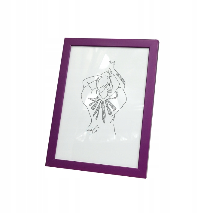 

Ramki na zdjęcia 21x29,7 A4 liliowy wrzos