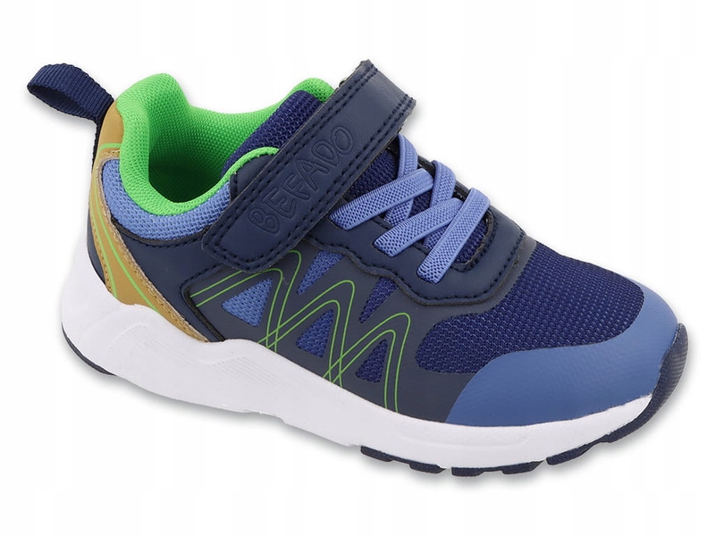 Buty sportowe dla chłopca Befado 514X039 na rzep skórzana wkładka 29