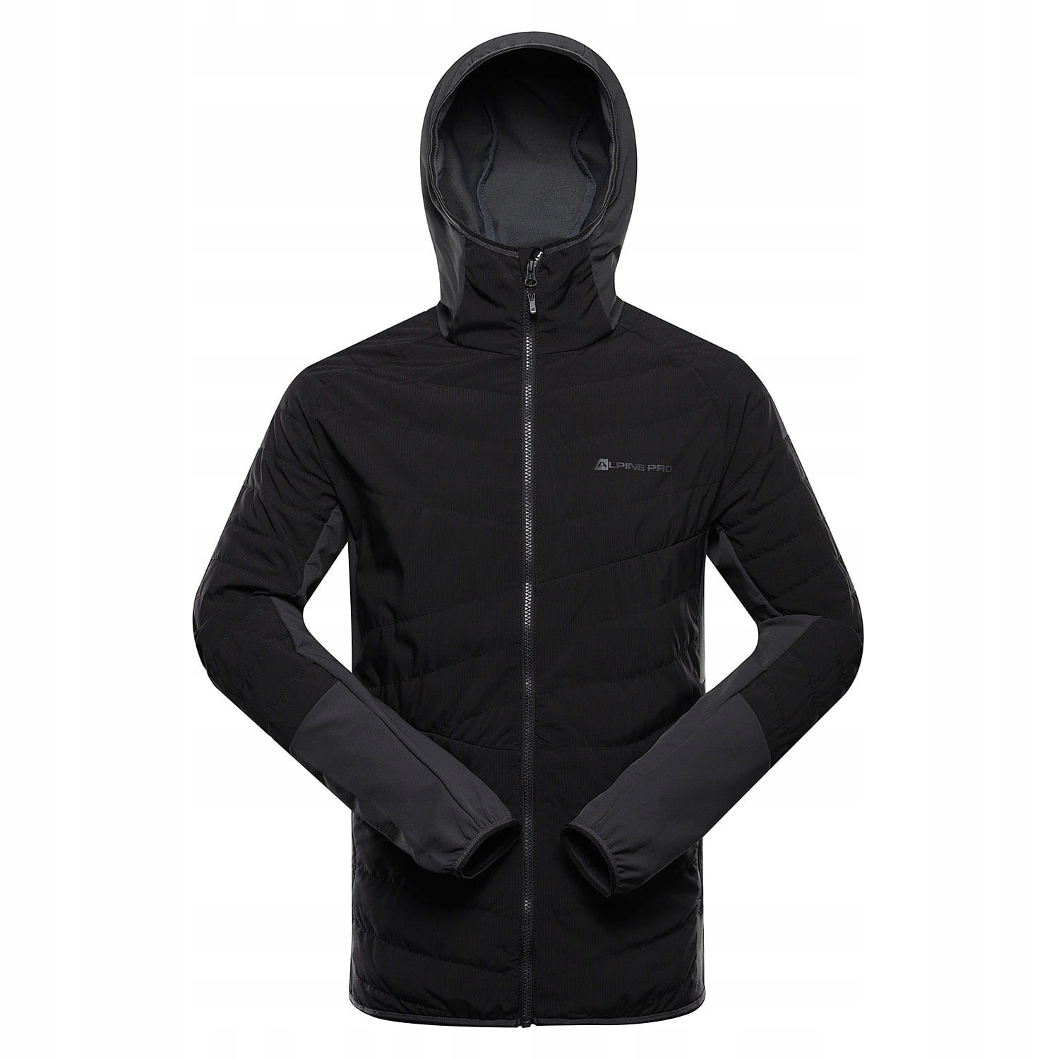 Bluza męska hybrydowa Alpine Pro Morgen k.czarny r.2XL