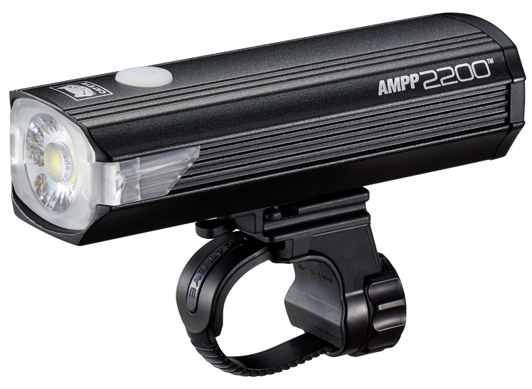 Přední světlo Cateye Ampp 2200 HL-EL2200RC držák H-34N 7 režimů 2200lm