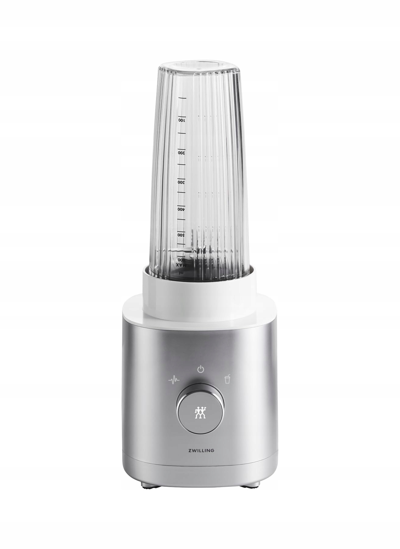 ZWILLING ENFINIGY Blender Smoothie Maker 600W Stalowe Ostrza Srebrny