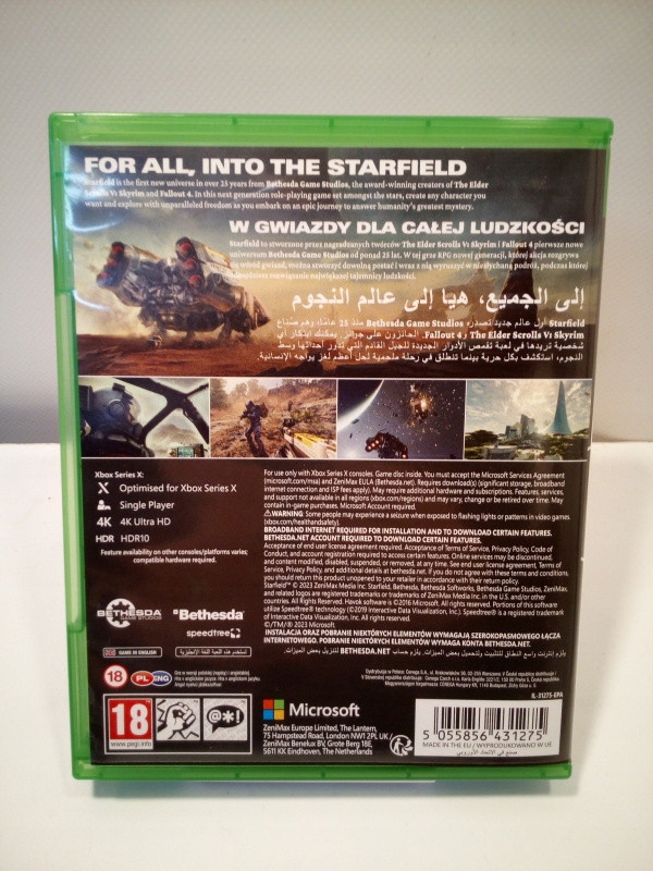 Gra Xbox Series X Starfield ANG Tematyka role playing (RPG)