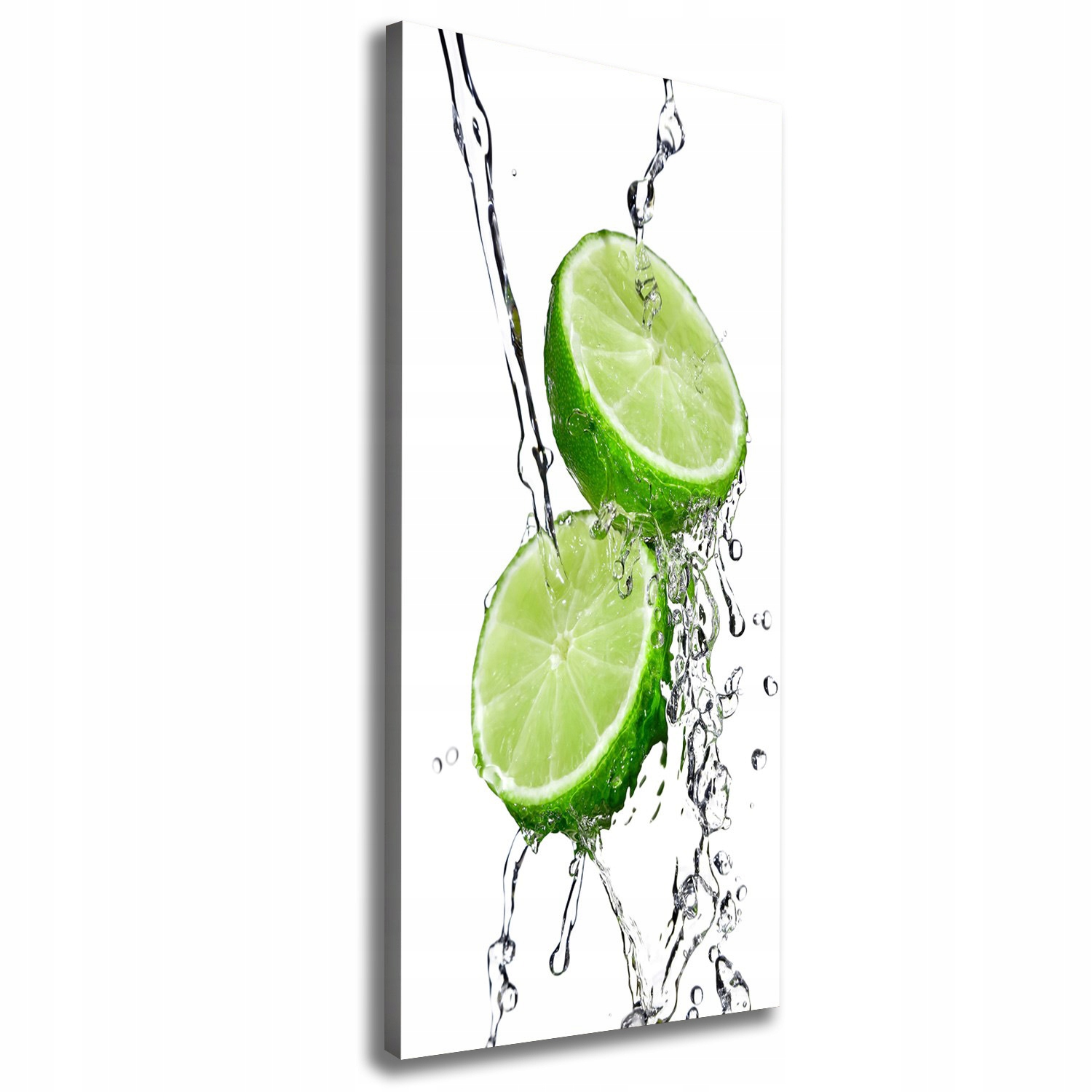 

Nowoczesny obraz canvas na ramie Limonka 50x125 cm