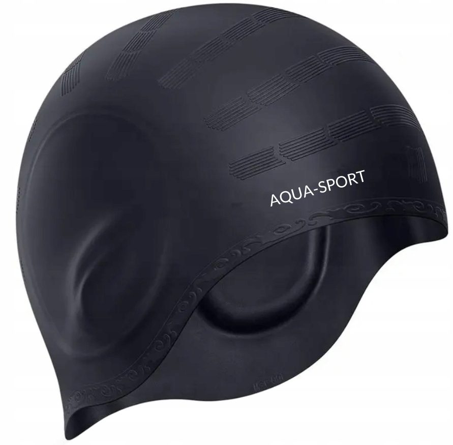 CZEPEK PŁYWACKI SILIKONOWY ZAKRYWAJĄCY USZY BASEN