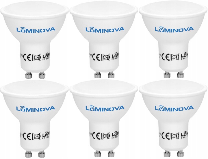 

Zestaw 6x Żarówka GU10 5W Led