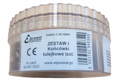 TULEJKI IZOLOWANE ZESTAW 0,5-4MM 430SZT ELPROMET C.24.10001 Marka Elpromet