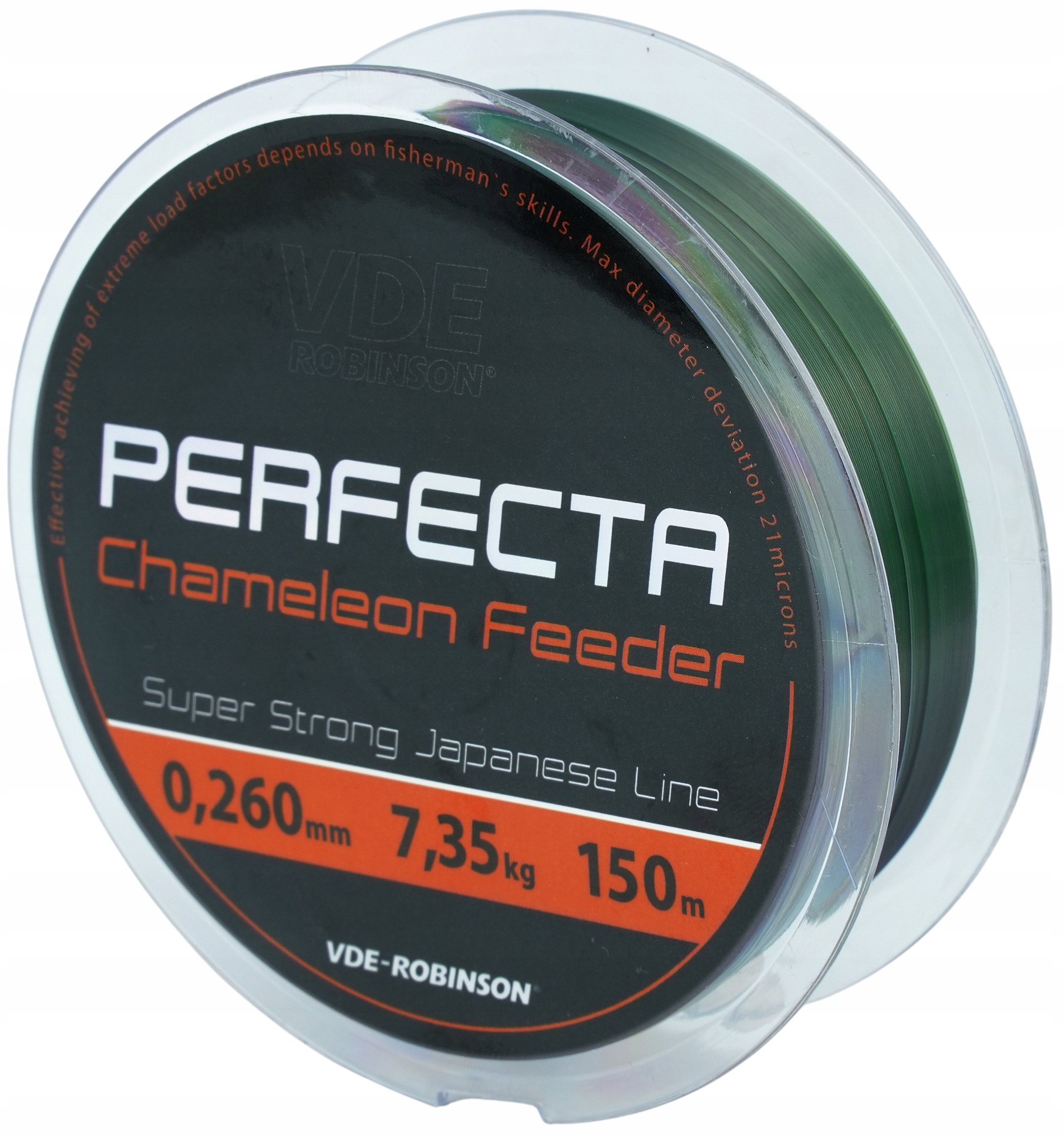 Żyłka VDE-Robinson Perfecta Chameleon Feeder 0,26mm 150m