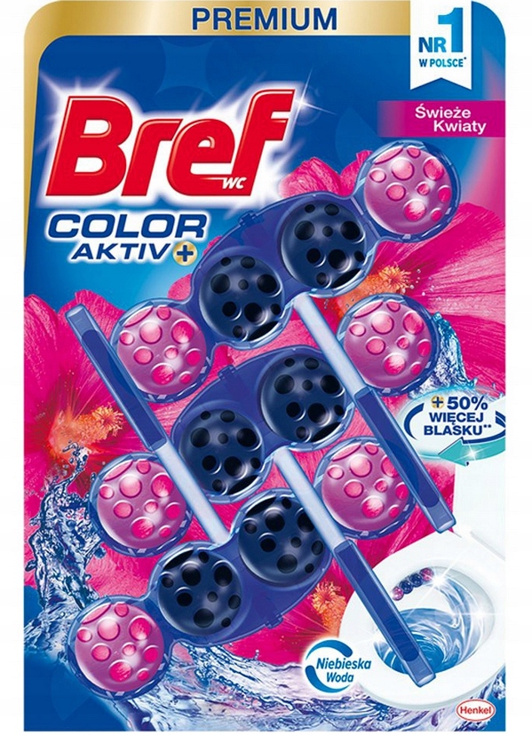 

Bref Flower Color Active Zawieszka Do Wc 3x50G
