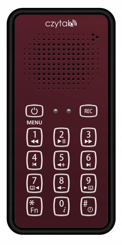 Odtwarzacz książek audio Czytak Plus brązowy 8 Gb