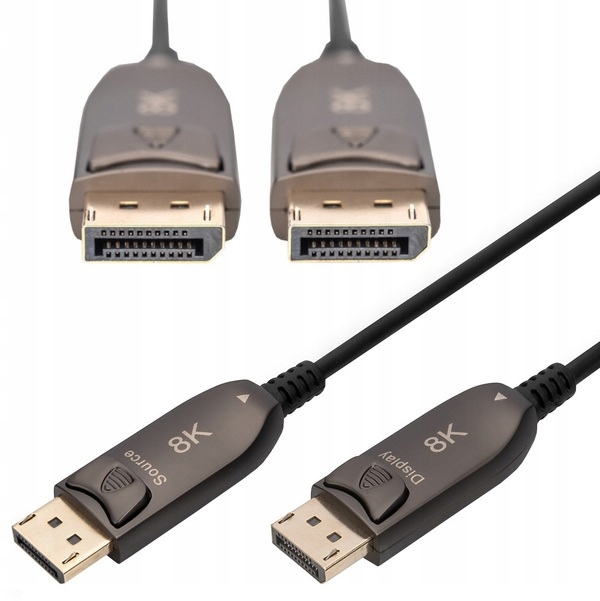 Digitus Hybridní kabel DisplayPort Dp 8K 20M Aoc
